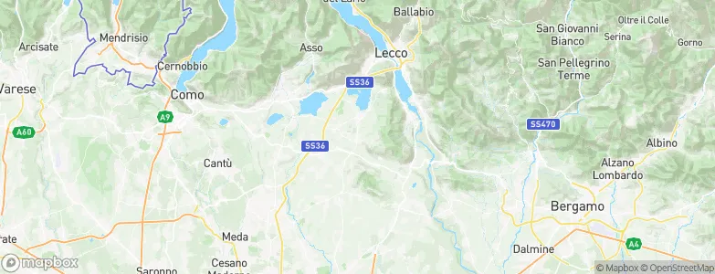 Dolzago, Italy Map