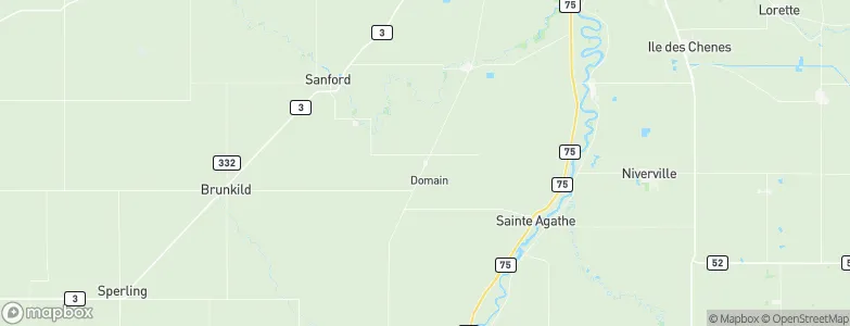 Domain, Canada Map