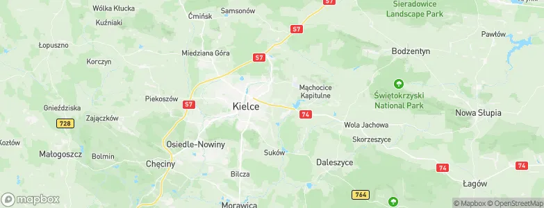 Domaszowice, Poland Map