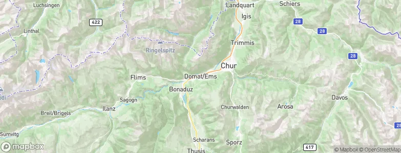 Domat, Switzerland Map