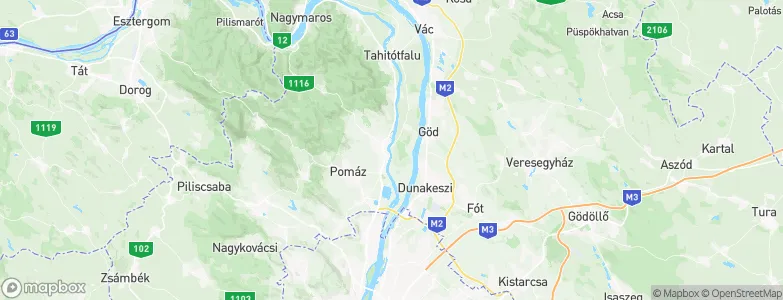 Dombhátdűlő, Hungary Map