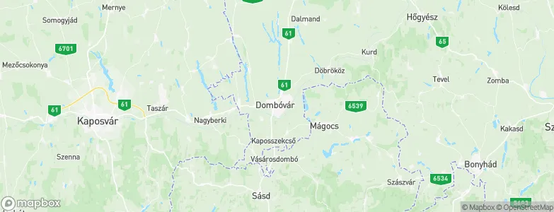 Dombóvár, Hungary Map