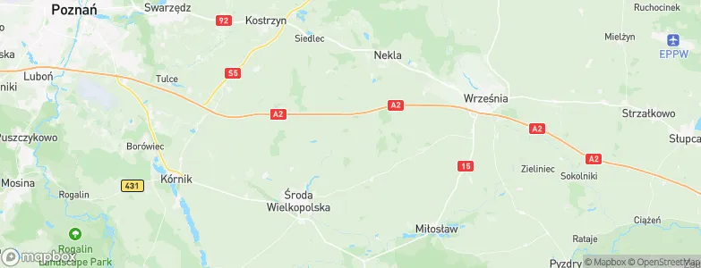 Dominowo, Poland Map