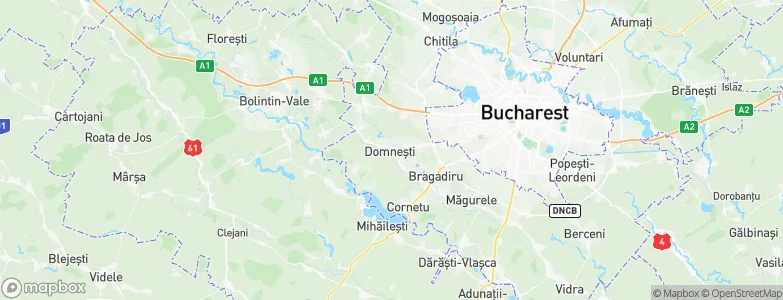 Domnești, Romania Map