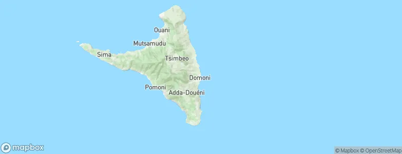 Domoni, Comoros Map