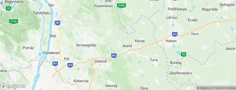 Domony, Hungary Map