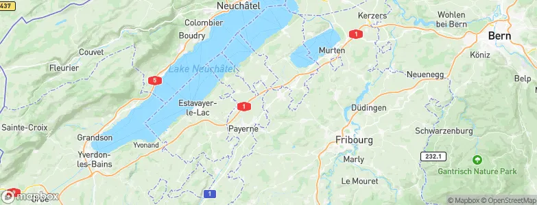 Dompierre (FR), Switzerland Map