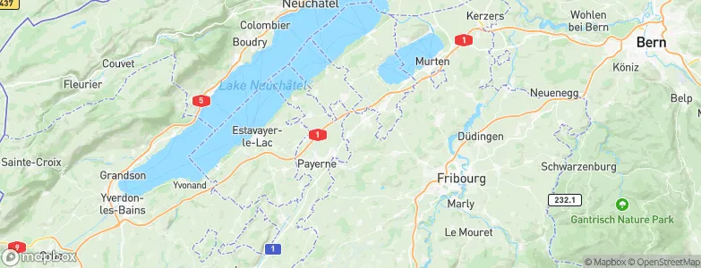 Dompierre, Switzerland Map