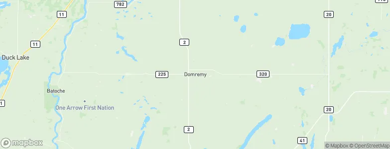 Domremy, Canada Map