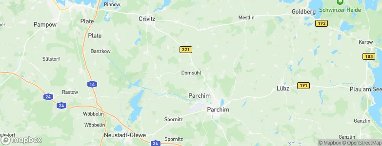 Domsühl, Germany Map