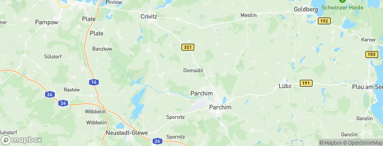 Domsühl, Germany Map