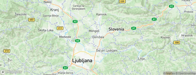 Domžale, Slovenia Map