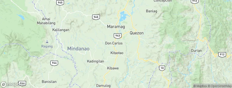 Don Carlos, Philippines Map