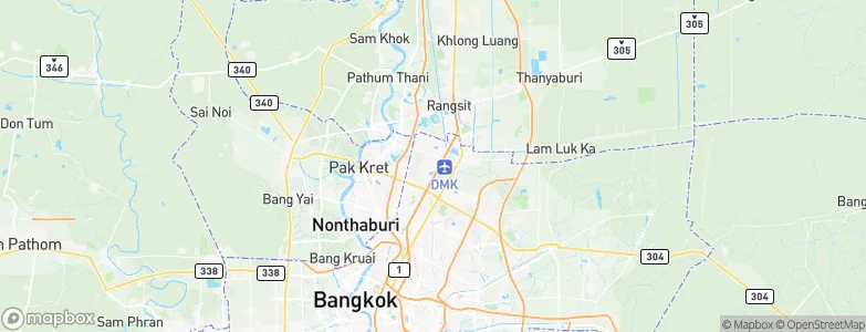 Don Mueang, Thailand Map
