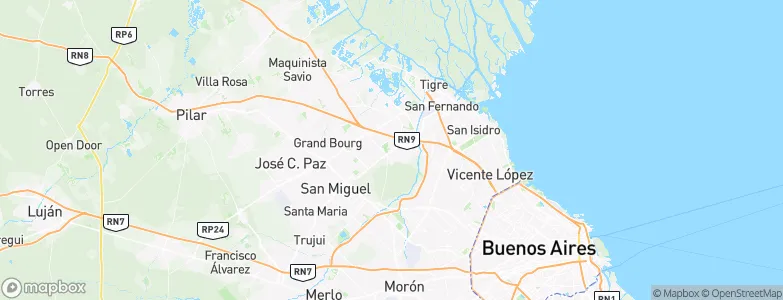 Don Torcuato, Argentina Map