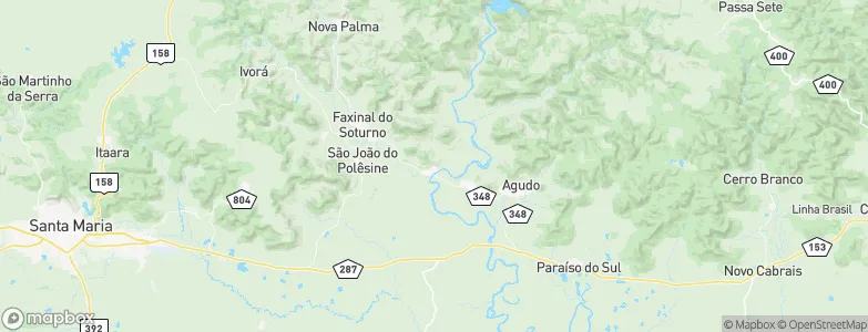 Dona Francisca, Brazil Map