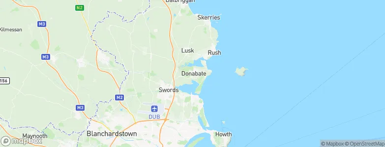 Donabate, Ireland Map