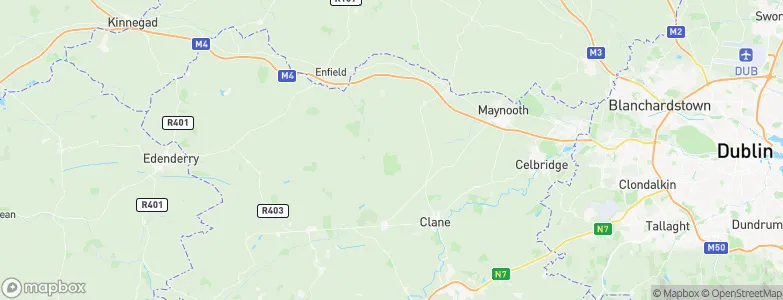 Donadea, Ireland Map