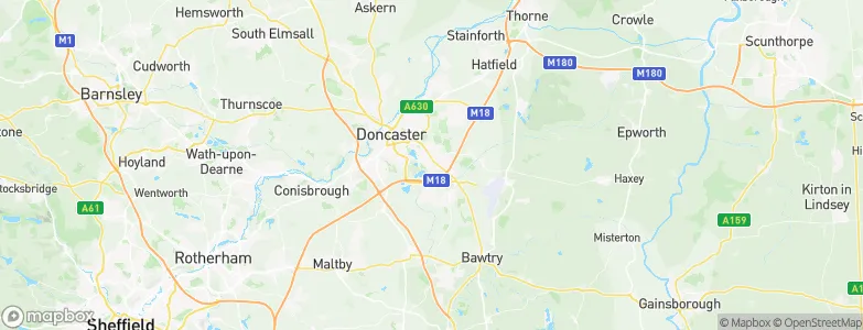 Doncaster, United Kingdom Map
