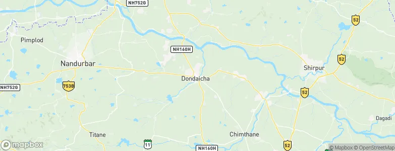 Dondaicha, India Map