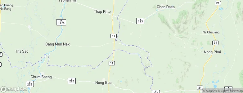 Dong Charoen, Thailand Map