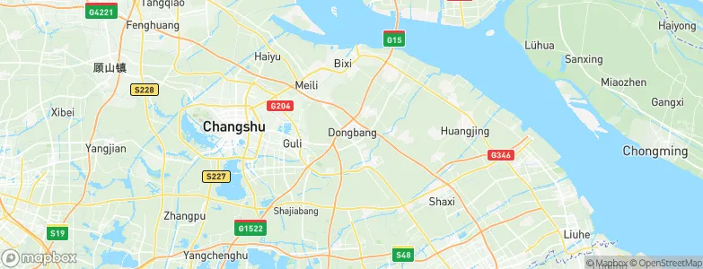 Dongbang, China Map