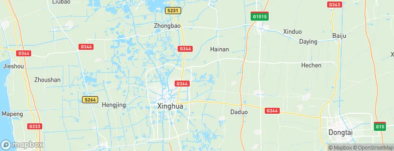 Dongbaozhuang, China Map