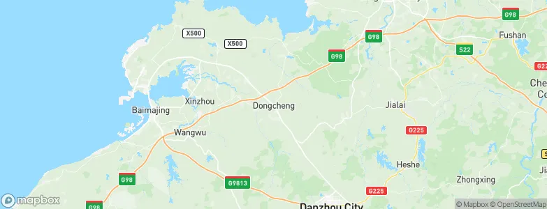 Dongcheng, China Map