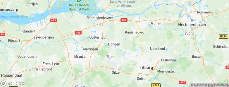 Dongen, Netherlands Map