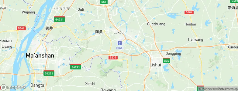 Donghu, China Map