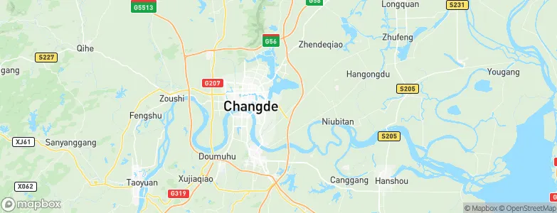 Dongjiang, China Map