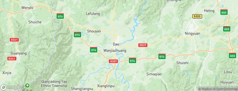 Dongmen, China Map