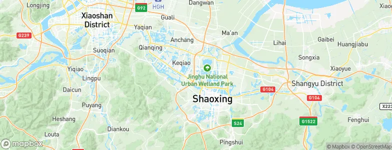 Dongpu, China Map