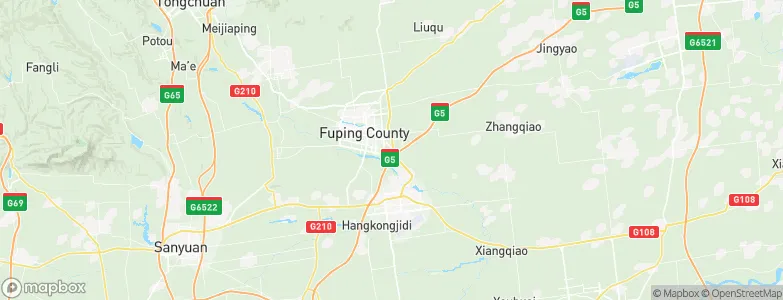 Dongshangguan, China Map