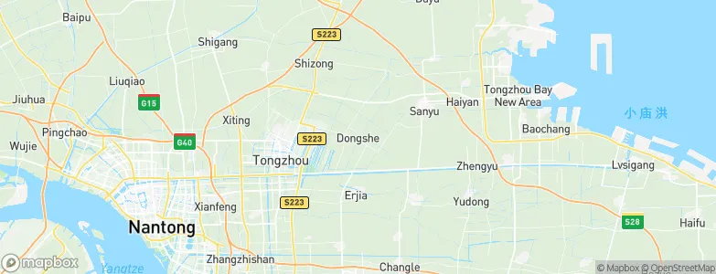 Dongshe, China Map