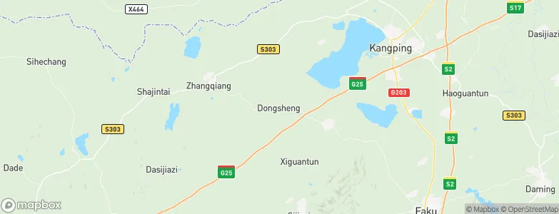 Dongsheng, China Map