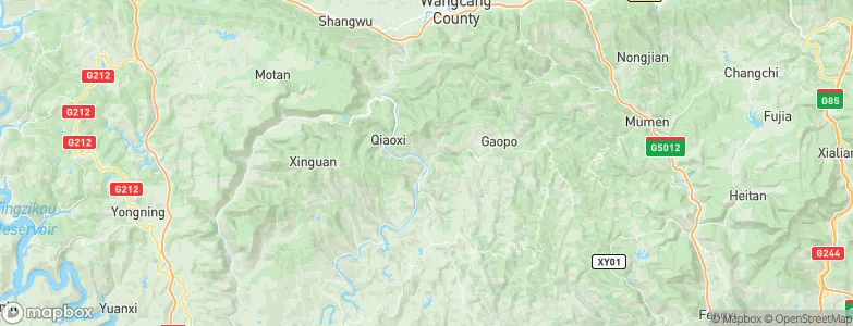 Dongxi, China Map