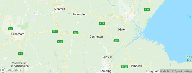 Donington, United Kingdom Map
