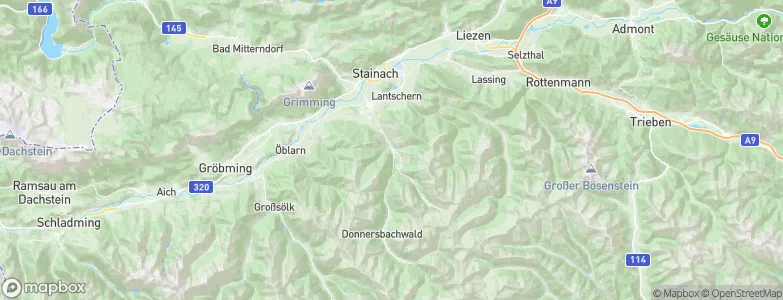 Donnersbach, Austria Map