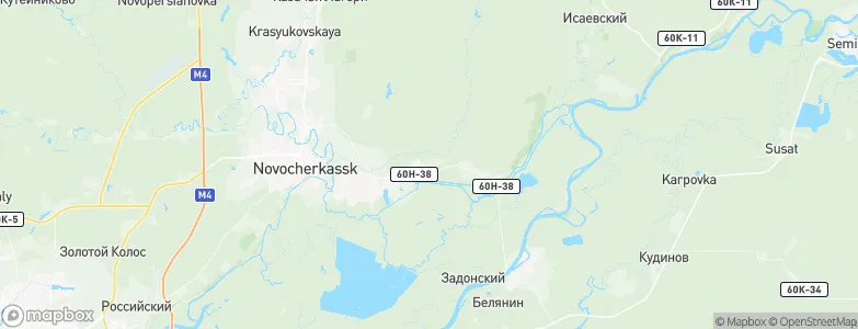 Donskoy, Russia Map
