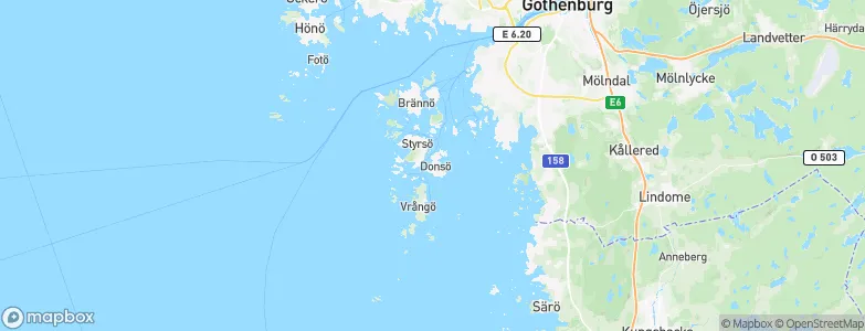 Donsö, Sweden Map