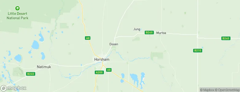 Dooen, Australia Map