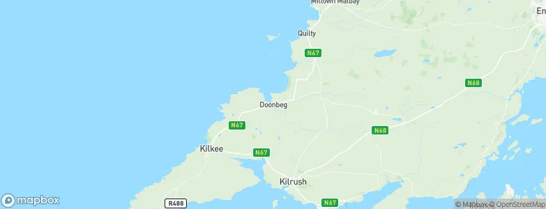 Doonbeg, Ireland Map
