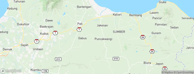 Dopang, Indonesia Map