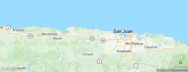 Dorado, Puerto Rico Map