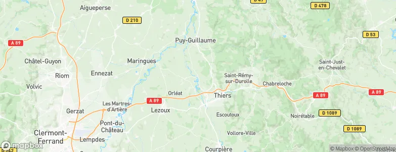 Dorat, France Map