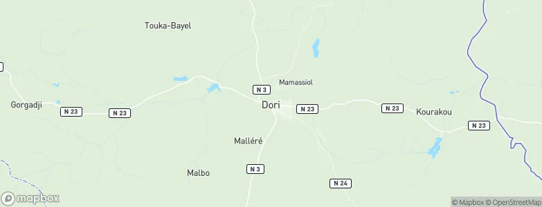 Dori, Burkina Faso Map