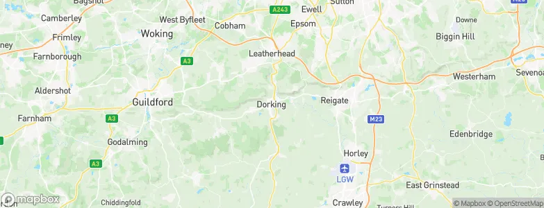 Dorking, United Kingdom Map