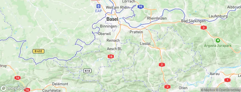 Dornach, Switzerland Map