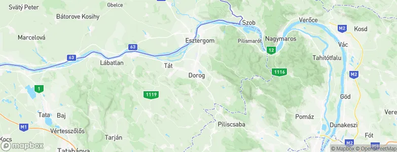 Dorog, Hungary Map